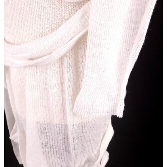 Who Decides War by MRDR BRVDO Webbed Sweater M Cloud Defect New - Picture 8 of 16